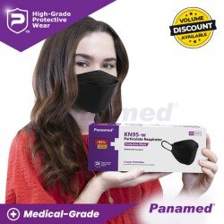 Panamed KN95-w Particulate Respirator Black, 20's